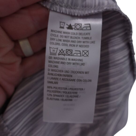 NWT Zuda Knit Tank Top Sz 3X Gray Space Dye Seaming Detail Slim Fit Sleeveless - Picture 4 of 9